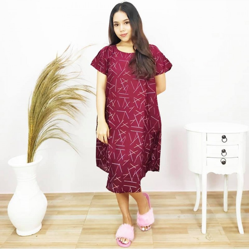 Daster Bali Model Payung Motif Abstrak