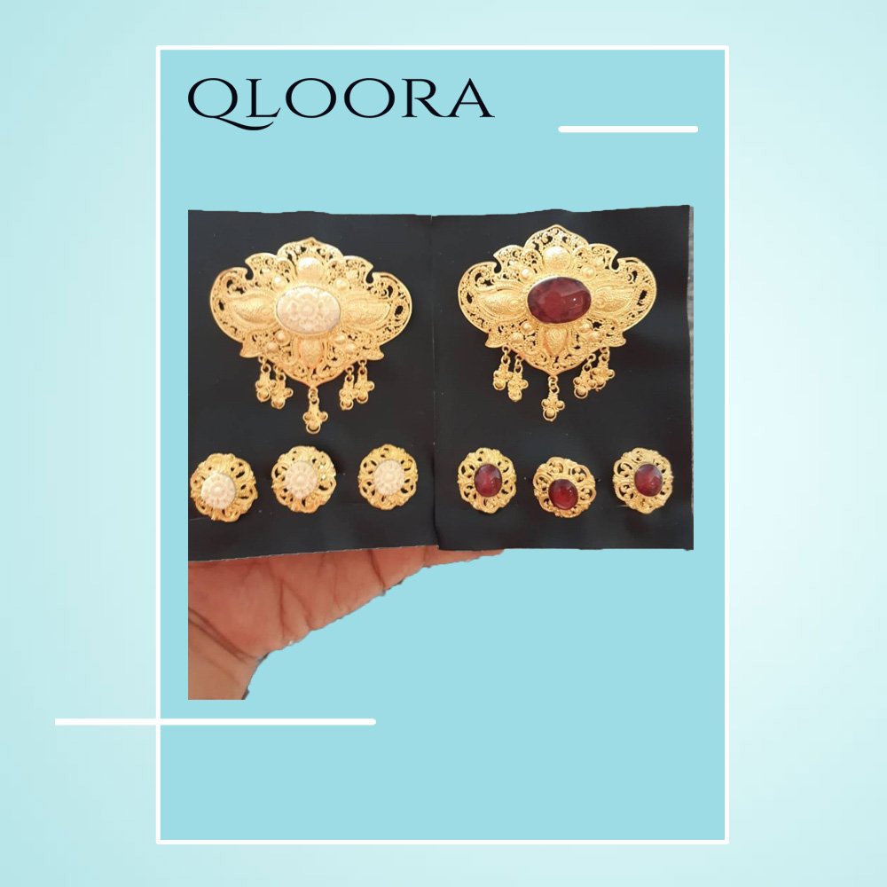 Set Bros Alpaka Putih & Merah Maroon