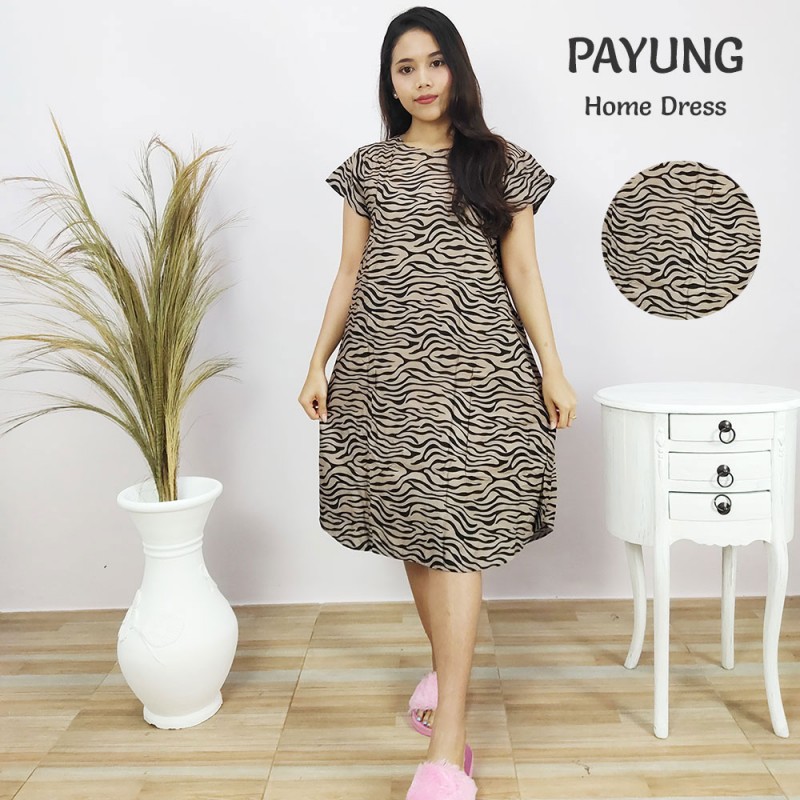 Daster Model Payung Motif Zebra