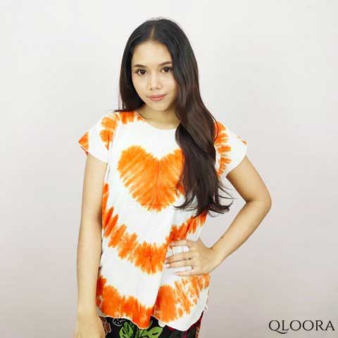 Atasan Wanita Motif Pelangi