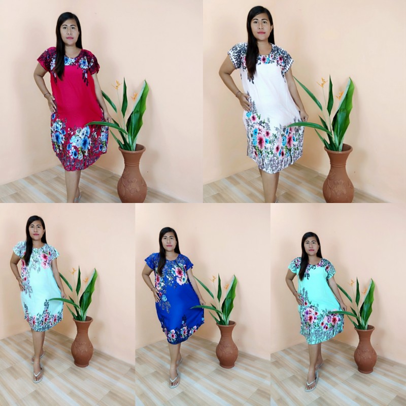 Daster Bali model payung motif Bunga
