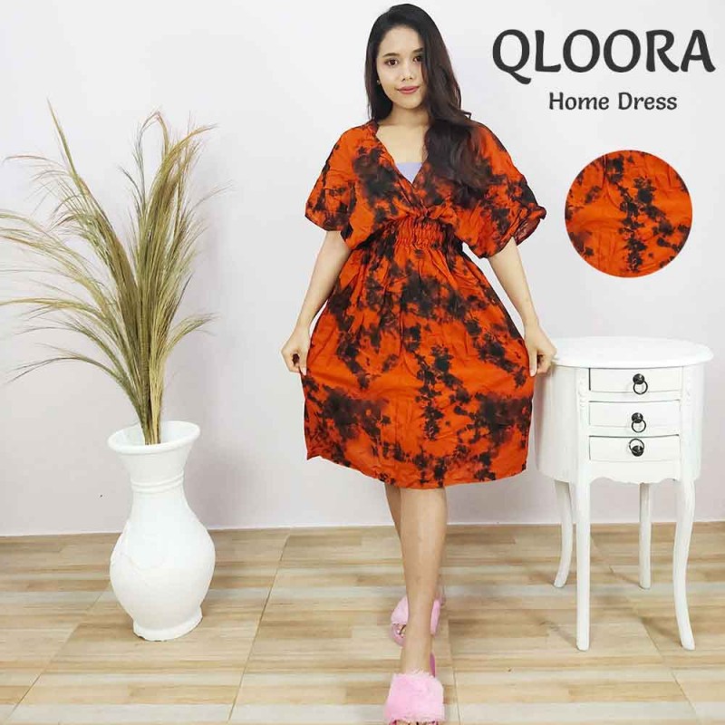 Daster Kaos Tie Dye Model Qloora