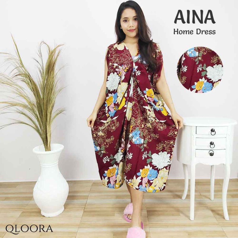 Daster Remaja Lengan Pendek Model Aina